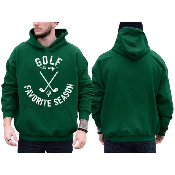 Golf Is My Favorite Season Green Golf Hoodie Mens, Golf Hoodie Men's GE0153