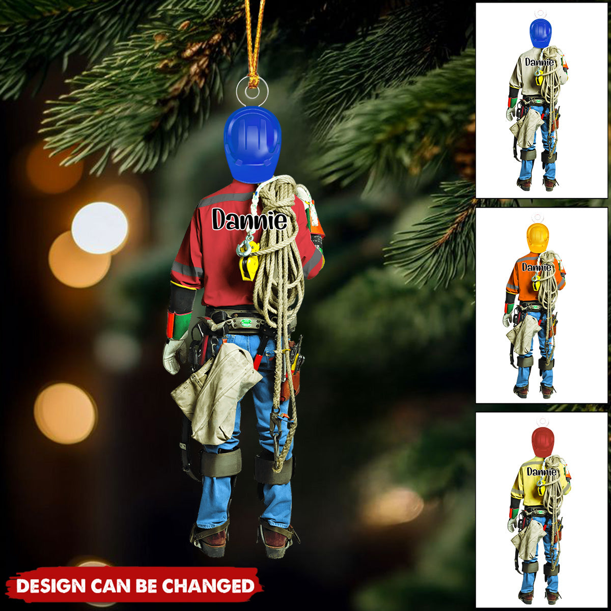 Personalized Lineman Christmas Ornament - Custom Name Lineman Ornament ON1511