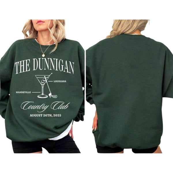 Custom Bachelorette Golf Sweatshirt For Women, Custom Country Club Bachelorette Golf Sweatshirt GE0109