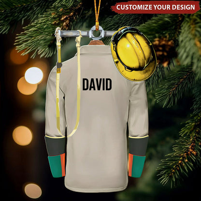 Lineman's Uniform - Personalized Christmas Ornament, Custom Name Lineman Ornament ON1561