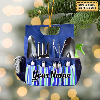 Personalized Garden Tool Ornament Christmas, Custom Name Gardener Ornament ON1494