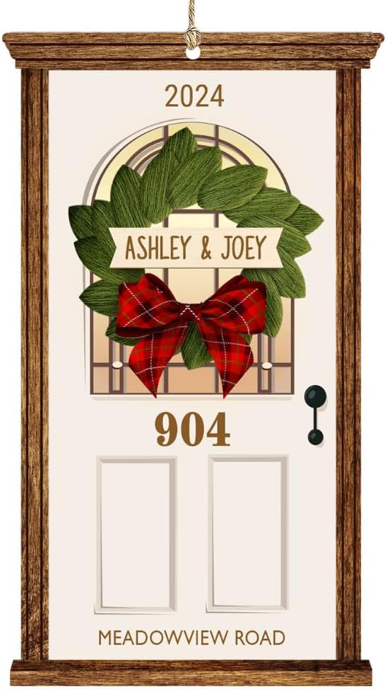 Personalized New Home Ornament 2024, Custom First Christmas in New Home Ornament 2024 ON0077