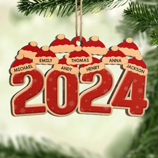 Family Makes Christmas Truly Special - Family Personalized Custom Ornament Wood Shaped For Family Members, Personalized Family Christmas Ornament 2024 ON0263