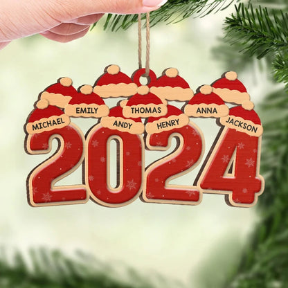 Family Makes Christmas Truly Special - Family Personalized Custom Ornament Wood Shaped For Family Members, Personalized Family Christmas Ornament 2024 ON0263