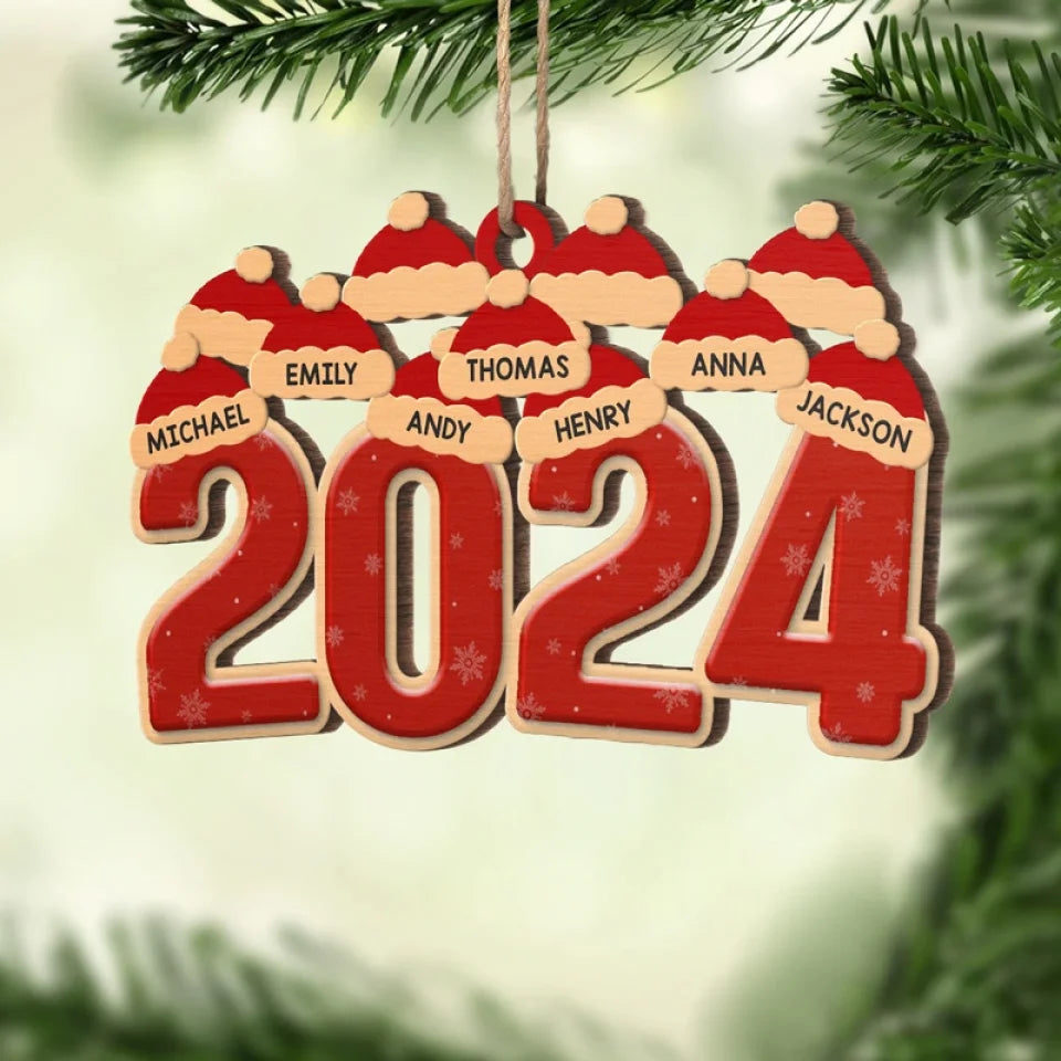 Family Makes Christmas Truly Special - Family Personalized Custom Ornament Wood Shaped For Family Members, Personalized Family Christmas Ornament 2024 ON0263