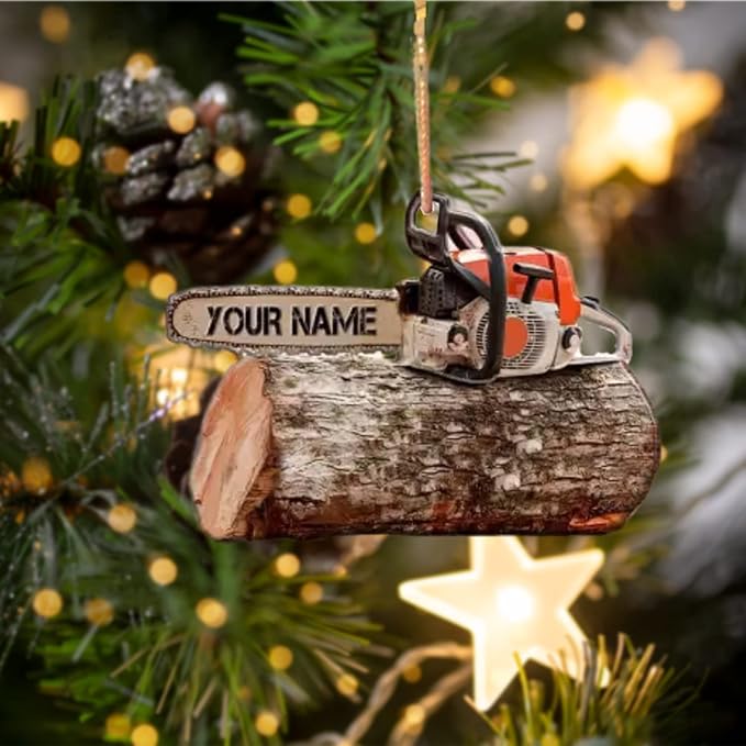 Personalized Arborist Supplies Ornament, Custom Name Arborist Christmas Ornament ON0585