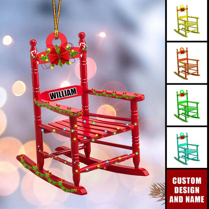 Personalized Chair Christmas Ornament - Custom Name Chair Lovers Ornament 2024 New Release ON1554