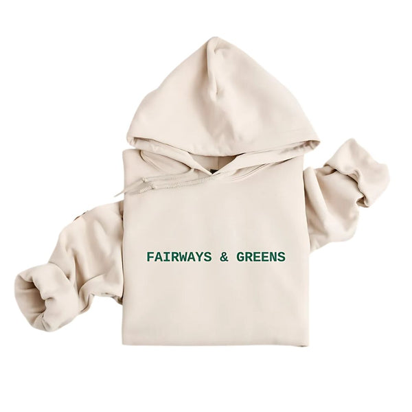 Fairways & Green Golf Hoodie For Men Women, Minimalist Golf Hoodies GE0144