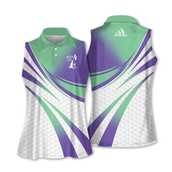 Par Then Bar Sleeveless Golf Shirts For Women, Women's Funny Golf Shirt GY1818