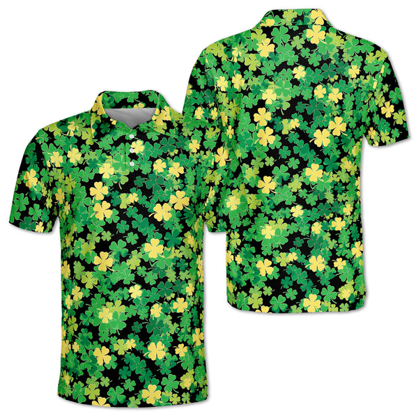 St Patrick's Day Golf Polo Shirt For Men, Mens St Patrick's Day Golf Shirts GZ0099