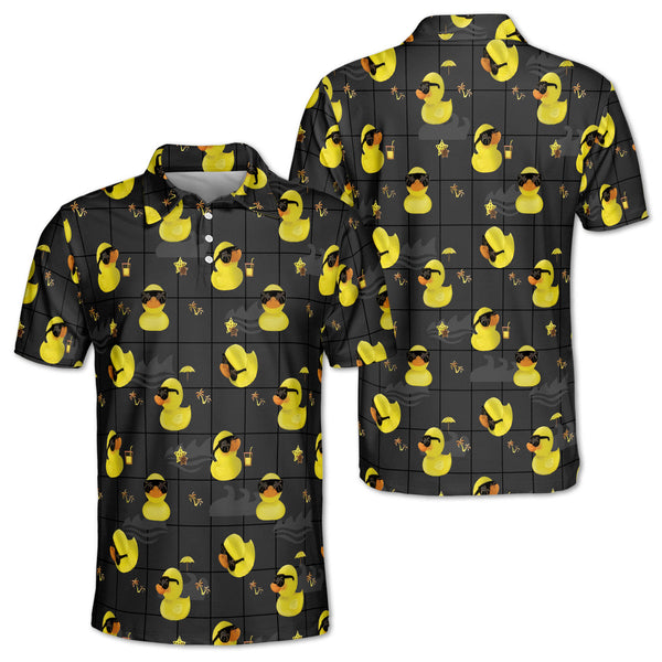 Duck Golf Polo Shirt For Men, Duck Golf Shirt GZ0148