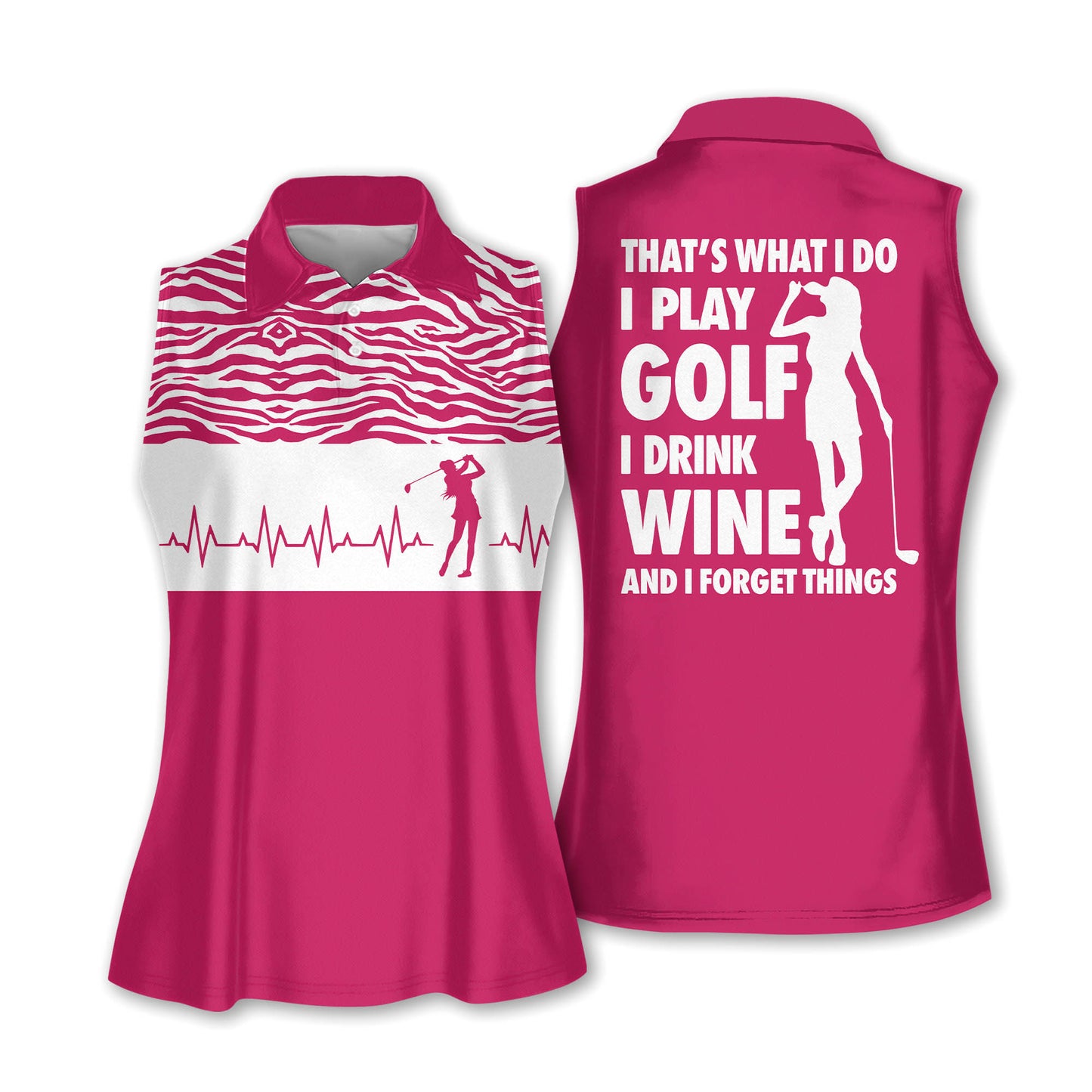 Play Golf Drink Wine Know Things Shirts H0004