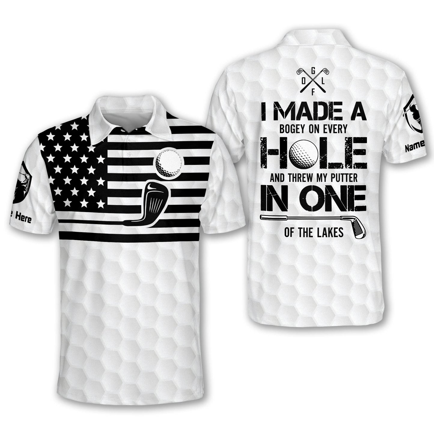 I Made A Hole In One Men's Golf Polos GM0077
