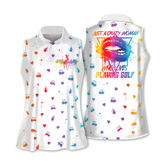 Just A Crazy Woman Who Love Golf Shirts I0024