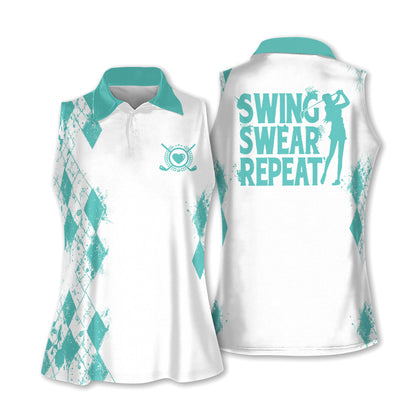 Swing Swear Drink Repeat Sleeveless I0229