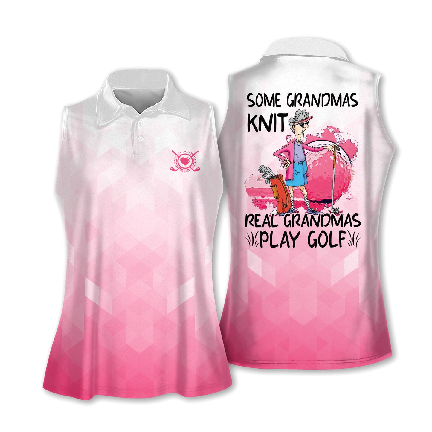 Some Grandmas Kinit Golf Sleeveless I0231