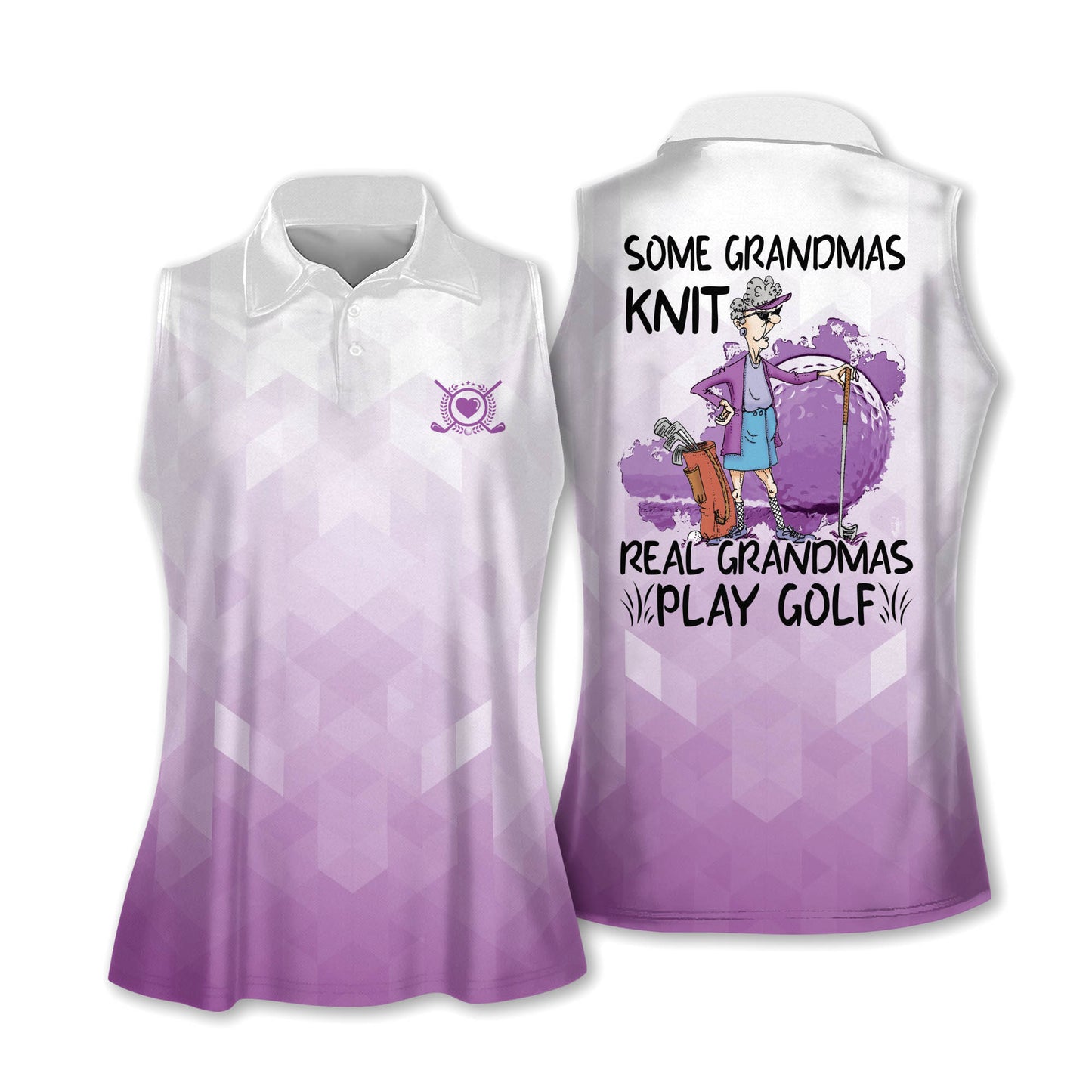 Some Grandmas Kinit Golf Sleeveless I0231