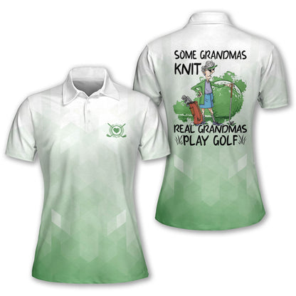 Some Grandmas Kinit Golf Polo Shirt I0231