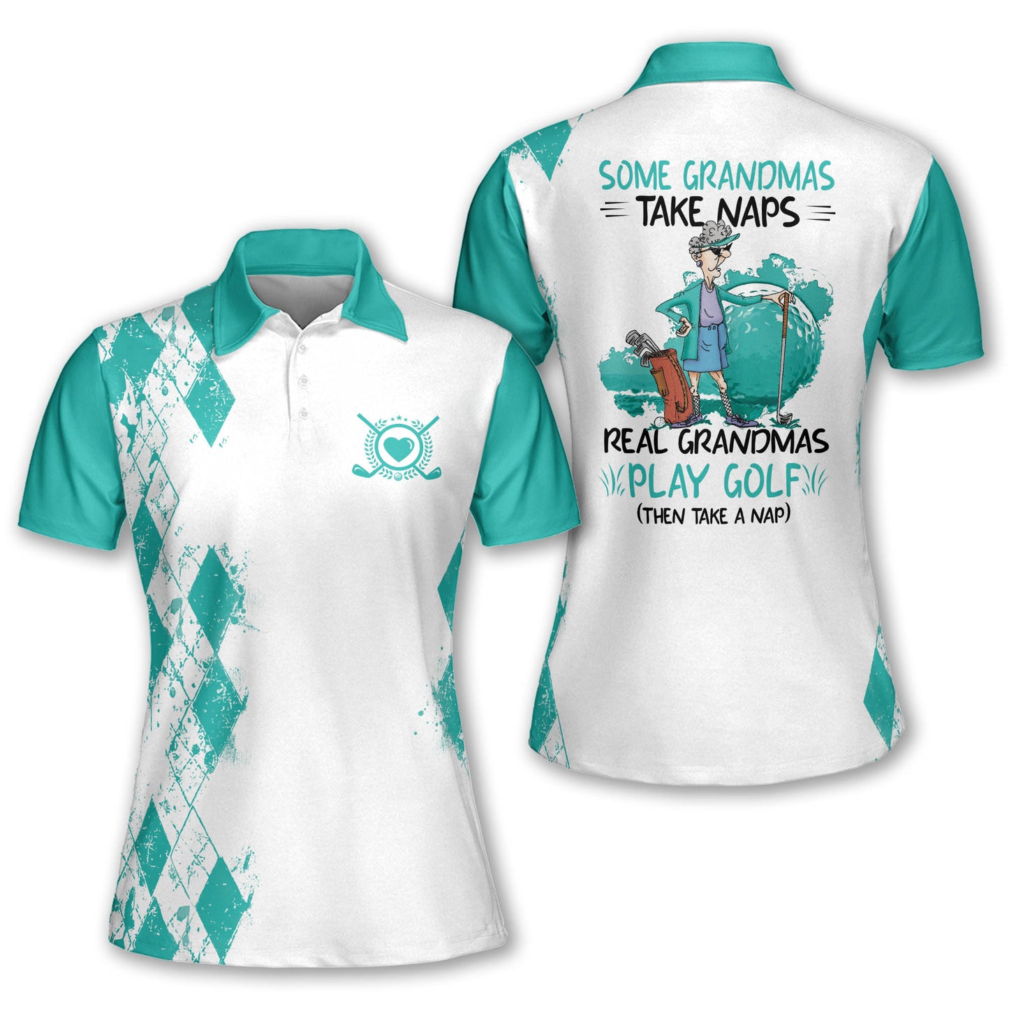 Real Grandmas Play Golf Short Sleeve I0238