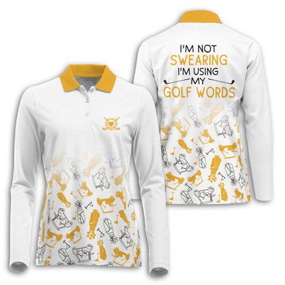 Golf I'm Swearing Pattern Long Sleeve I0260