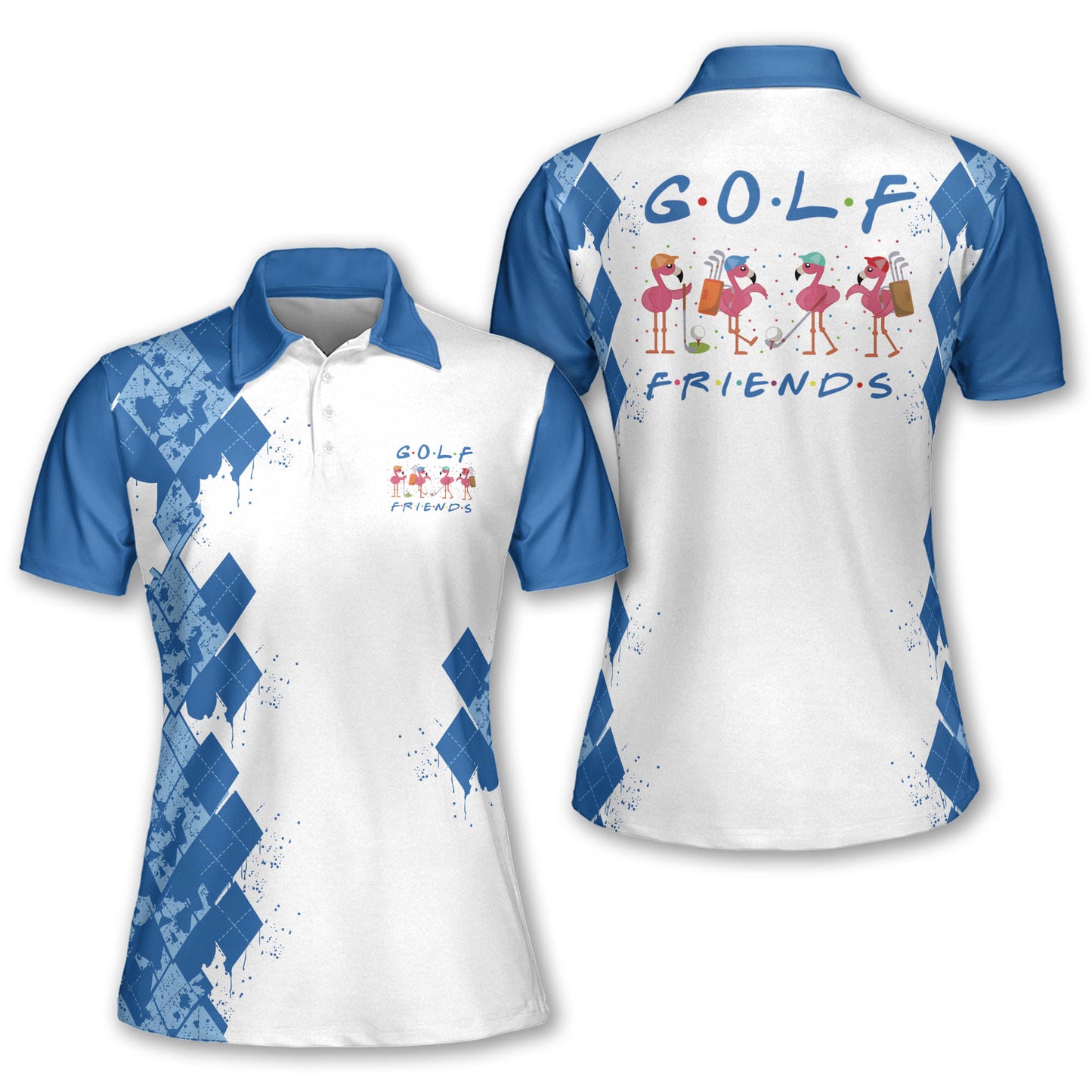 Golf Friends Flamingo Muticolor Shirts I0272