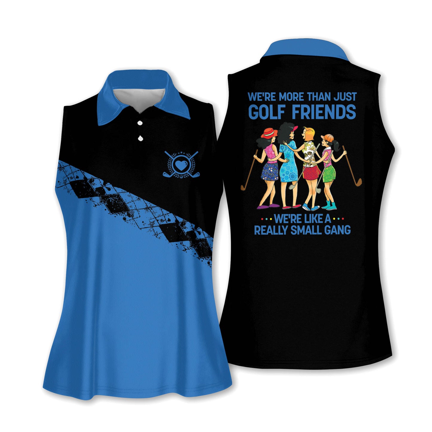 Golf Friends Love Muticolor Sleeveless I0292