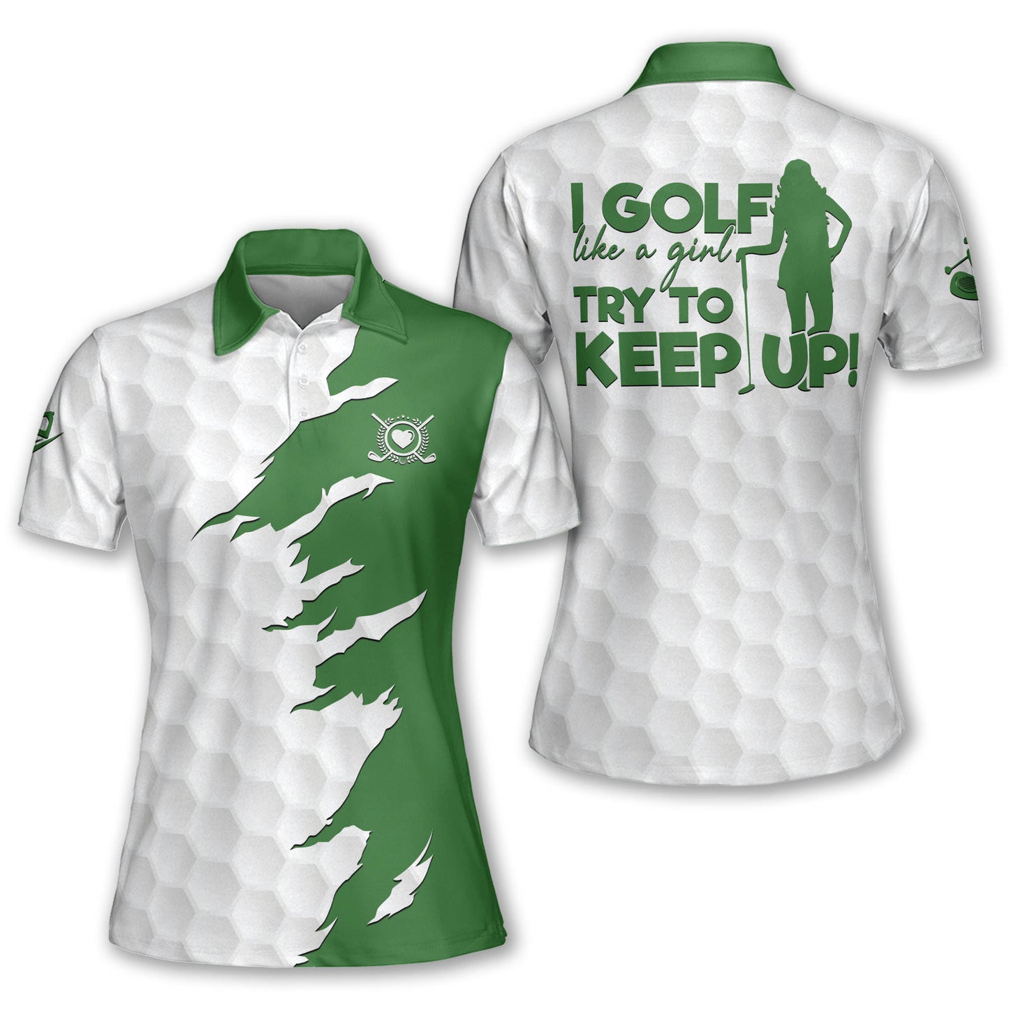 I Golf Like A Girl Short Sleeve Shirt I0297