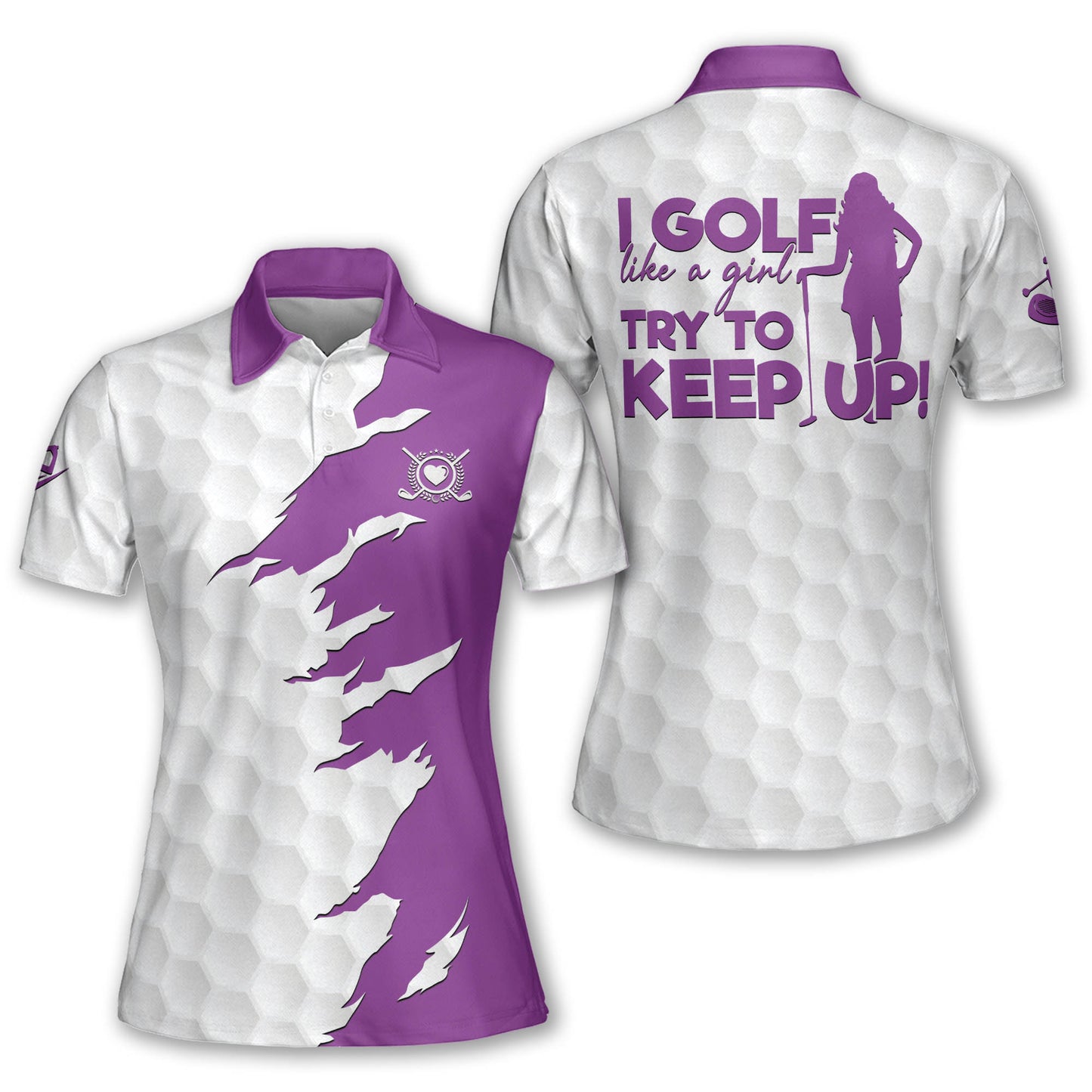 I Golf Like A Girl Short Sleeve Shirt I0297