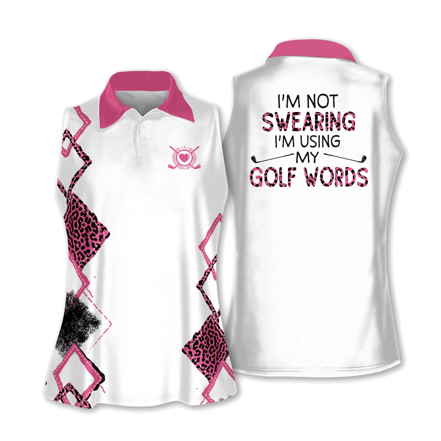 I'm Using My Golf Words Golf Sleeveless I0300