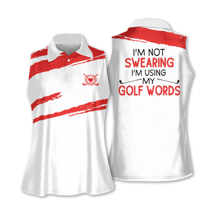 Golf Swearing Colorfun Sleeveless Shirt I0323