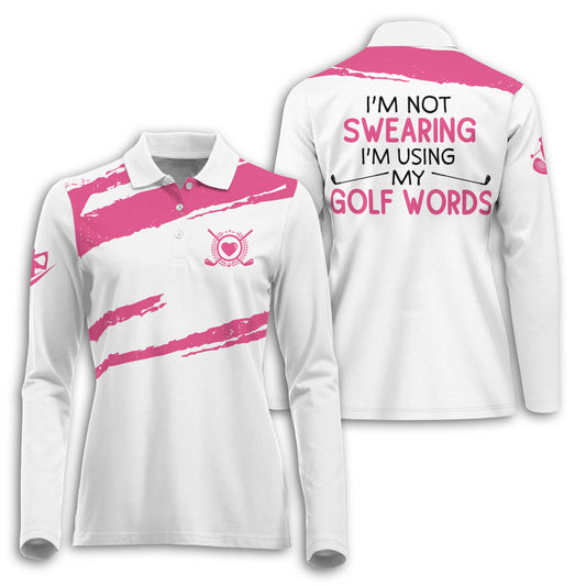 Golf Swearing Colorfun Long Sleeve I0323