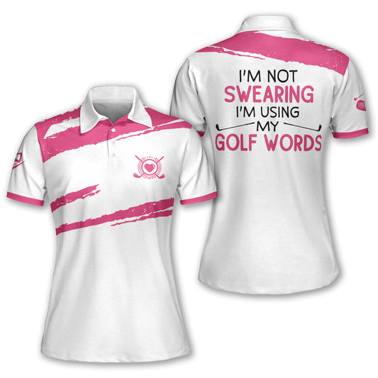 Golf Swearing Colorfun Polo Shirt I0323