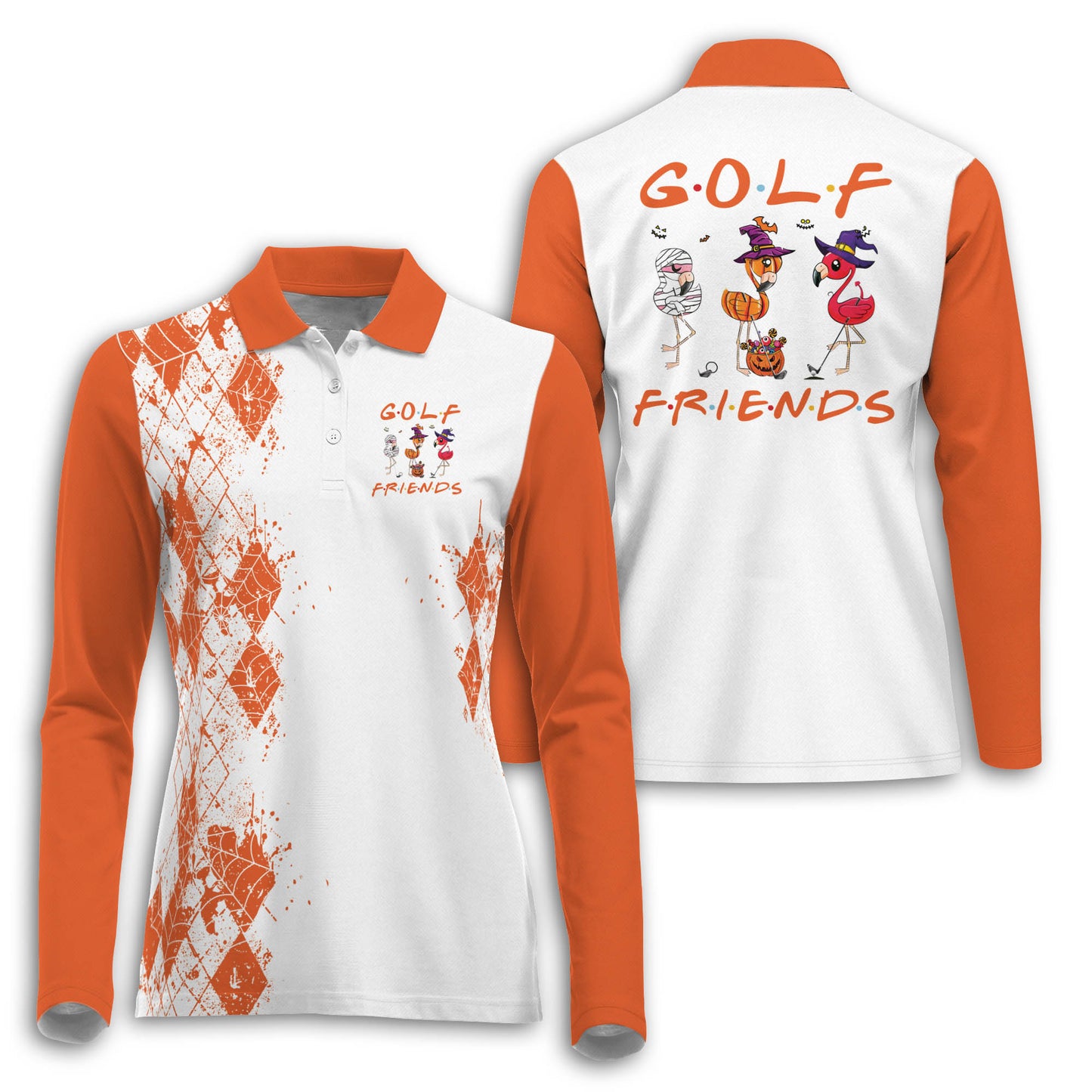 Halloween Golf Friends Long Sleeve I0362