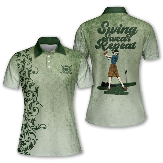 Swing Swear Repeat Short Sleeve Shirt I0388