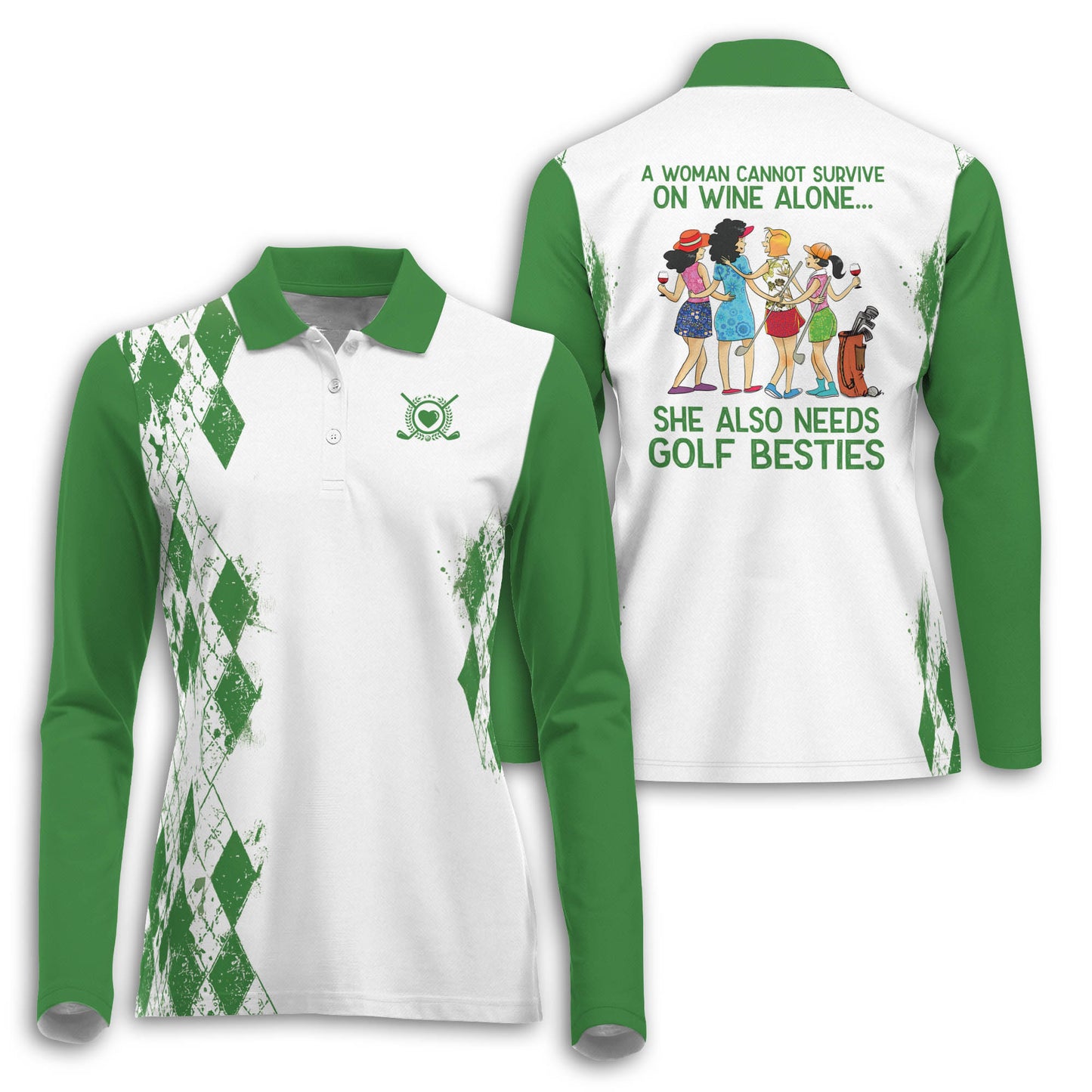 Real Grandmas Play Golf Long Sleeve I0390