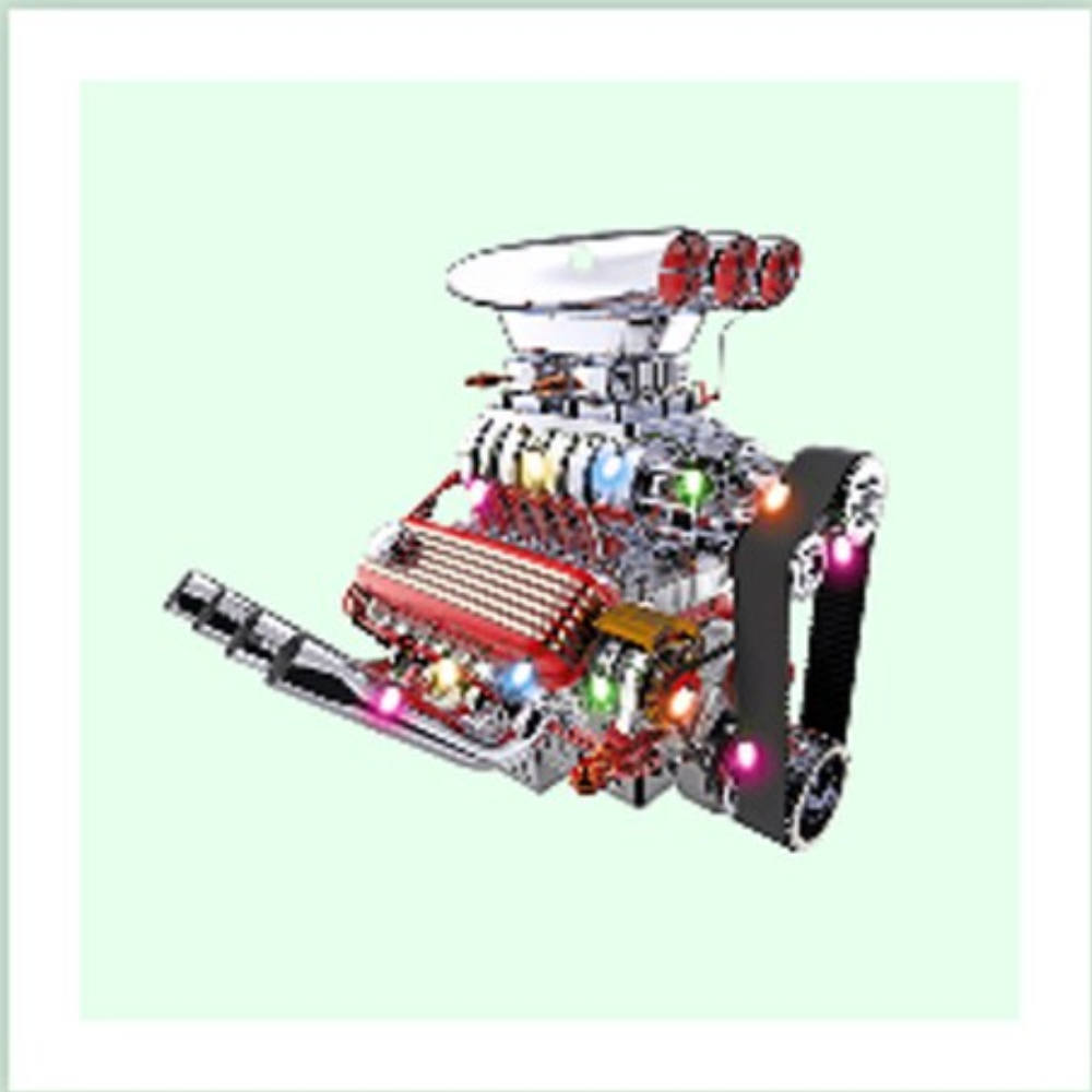 Personalized Hot Rod V8 Engine Christmas Ornament, Custom Name Hot Rod V8 Engine Ornament ON0497