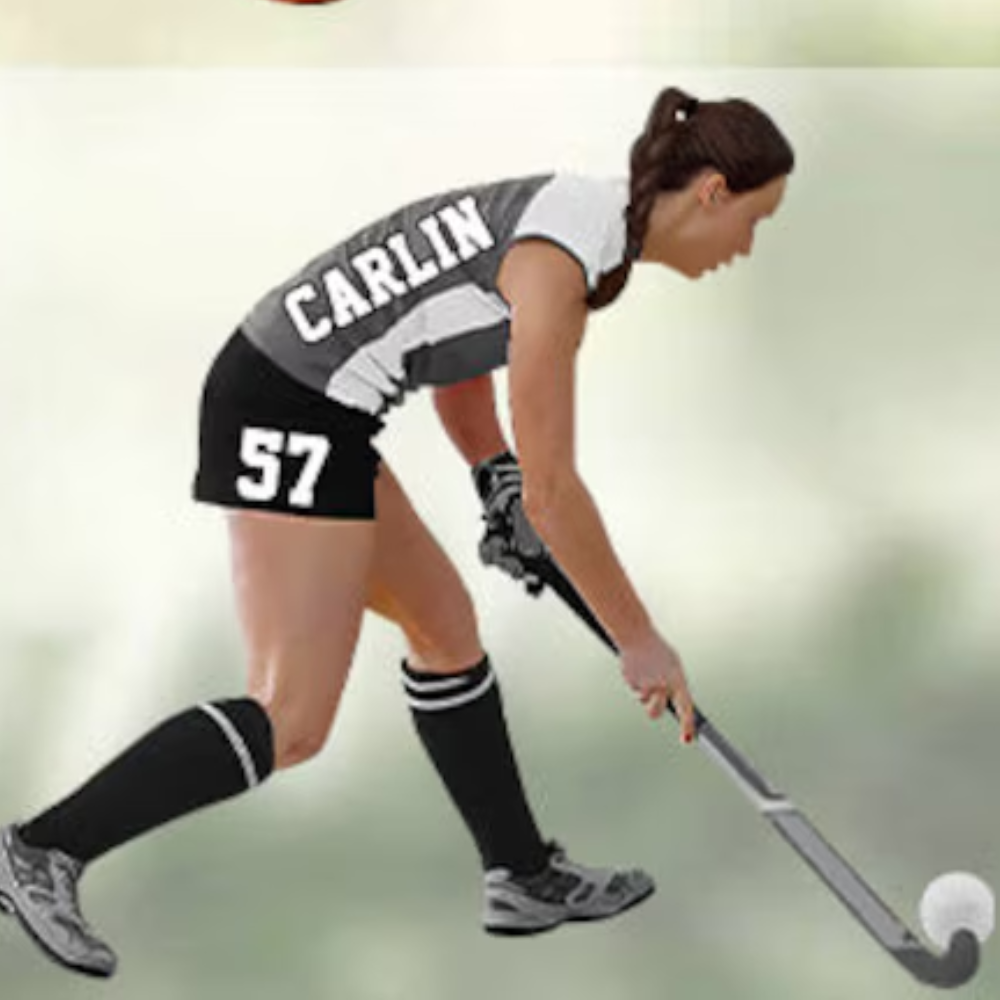 Custom Personalized Field Hockey Christmas Ornament, Custom Name Number Hockey Players Ornament ON0494