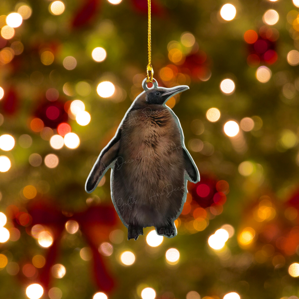 Cute Pesto Penguin Ornament, Penguine Lover Christmas Ornament ON0946