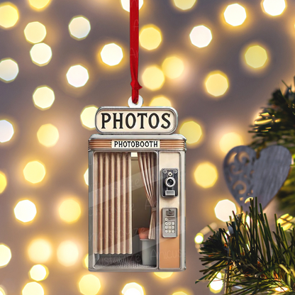 Photobooth Christmas Ornament, Photobooth  Nostalgic Christmas Ornament ON1481