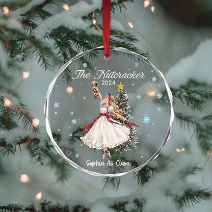 Personalized The Nutcracker Ballet Dancer Clara Ornament, Custom Nutcracker Clara Ornament With Name ON0898