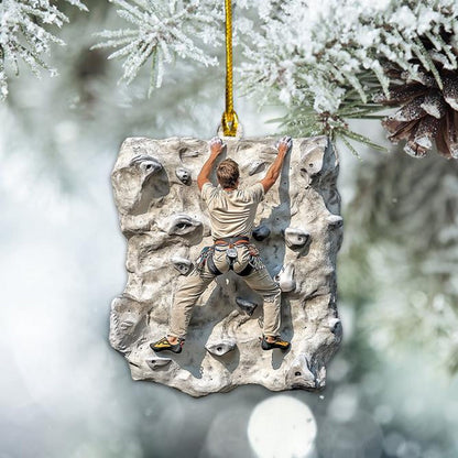 Mountain Climbing Christmas Ornament, Climber Ornament ON1238