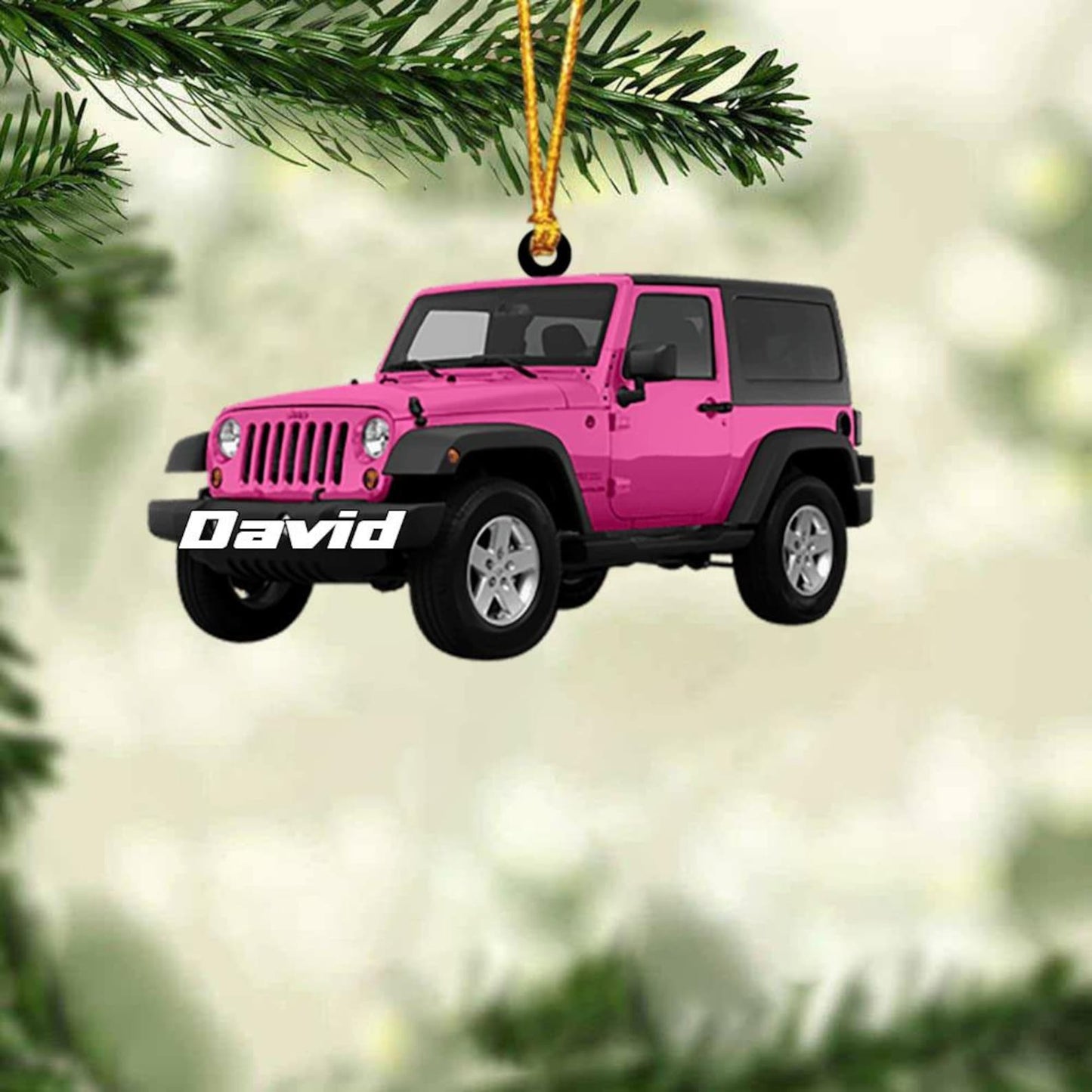 Personalized Off Road Car Christmas Ornament, Custom Name Off Road Car Lover Ornament ON1045