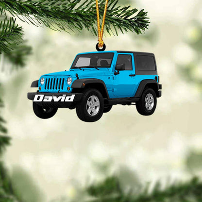 Personalized Off Road Car Christmas Ornament, Custom Name Off Road Car Lover Ornament ON1045