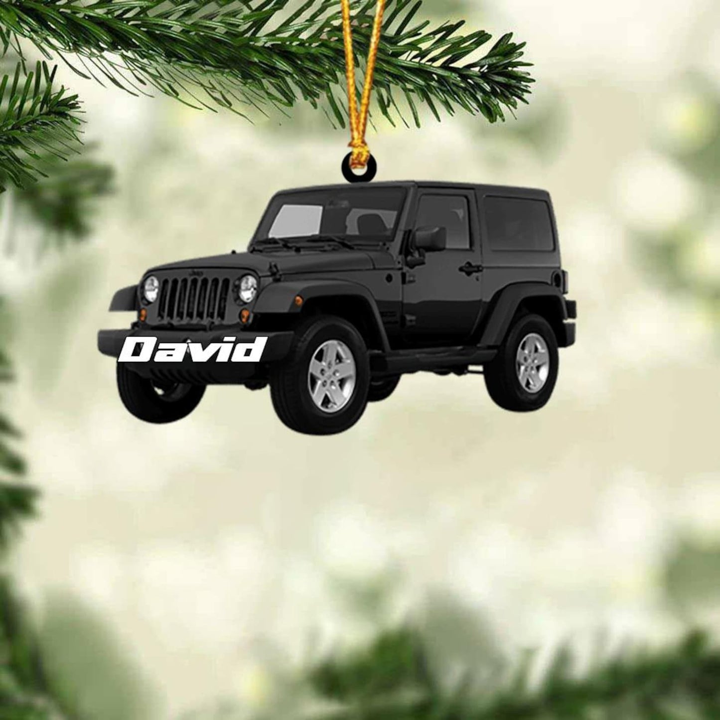 Personalized Off Road Car Christmas Ornament, Custom Name Off Road Car Lover Ornament ON1045