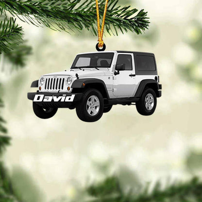 Personalized Off Road Car Christmas Ornament, Custom Name Off Road Car Lover Ornament ON1045