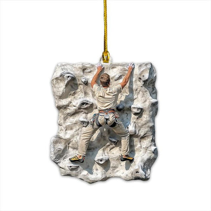 Mountain Climbing Christmas Ornament, Climber Ornament ON1238