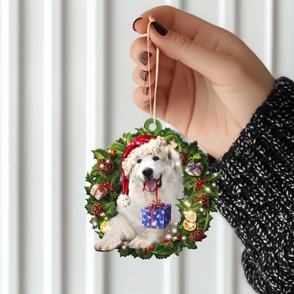 Great Pyrenees Christmas Ornament, Great Pyrenees Lover Christmas Ornament ON1605