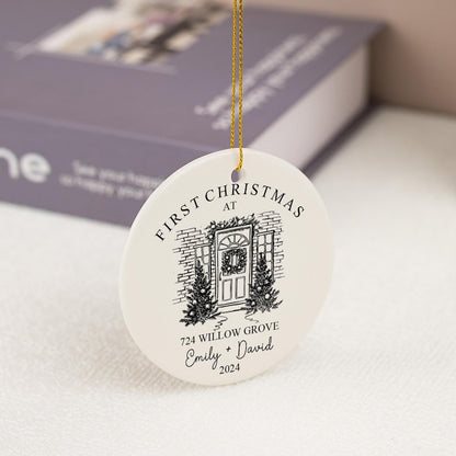 Personalized Our New Home 2024 Christmas Ornament, First Christmas At Custom State Name Ornament ON0057