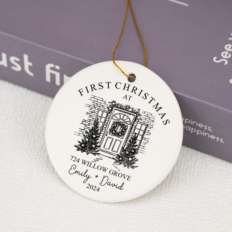 Personalized Our New Home 2024 Christmas Ornament, First Christmas At Custom State Name Ornament ON0057