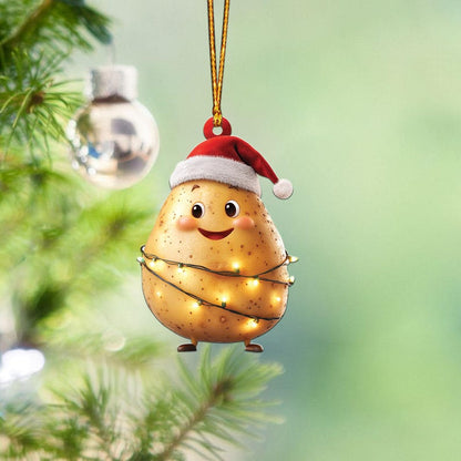 Lovely Potato Christmas Tree Ornament, Potato Lovers Xmas Ornament ON1230